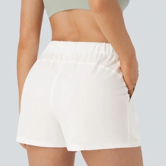 White Women's Shorts - Picture 3 of 7